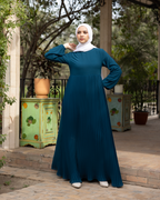 Pleated Crepe Code 655 Teal