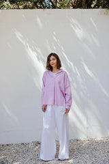 Field of dreams shirt in lilac