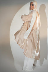 Shimmer Emilia Kaftan in Blush