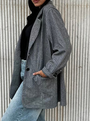 Utility blazer in grey