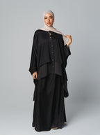 084 - Layered Cape Abaya