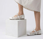 White Luna Lace Mary Jane