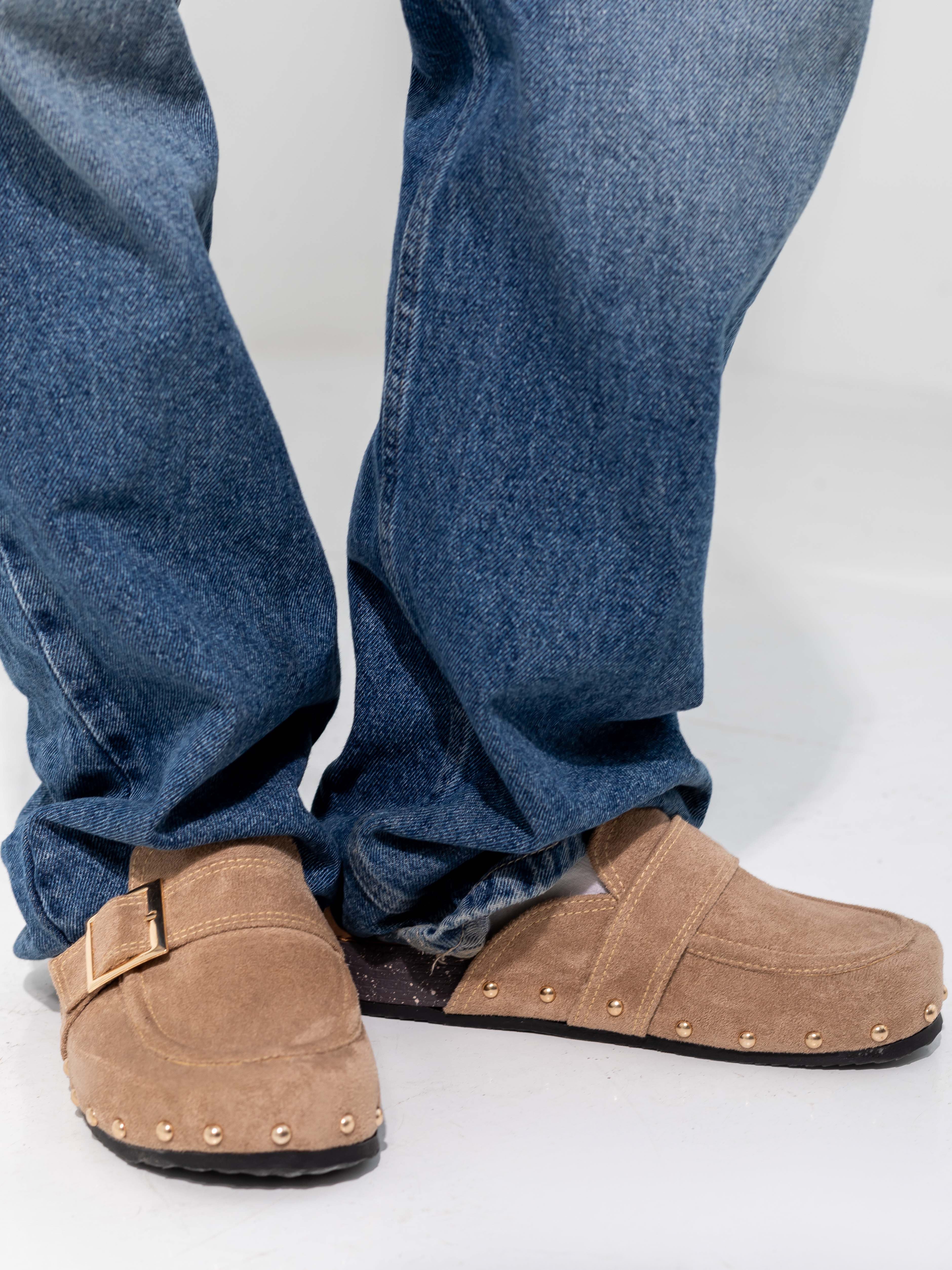Cafe Studded Mules