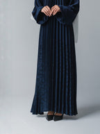 082 - Plissé Jacquard Dress