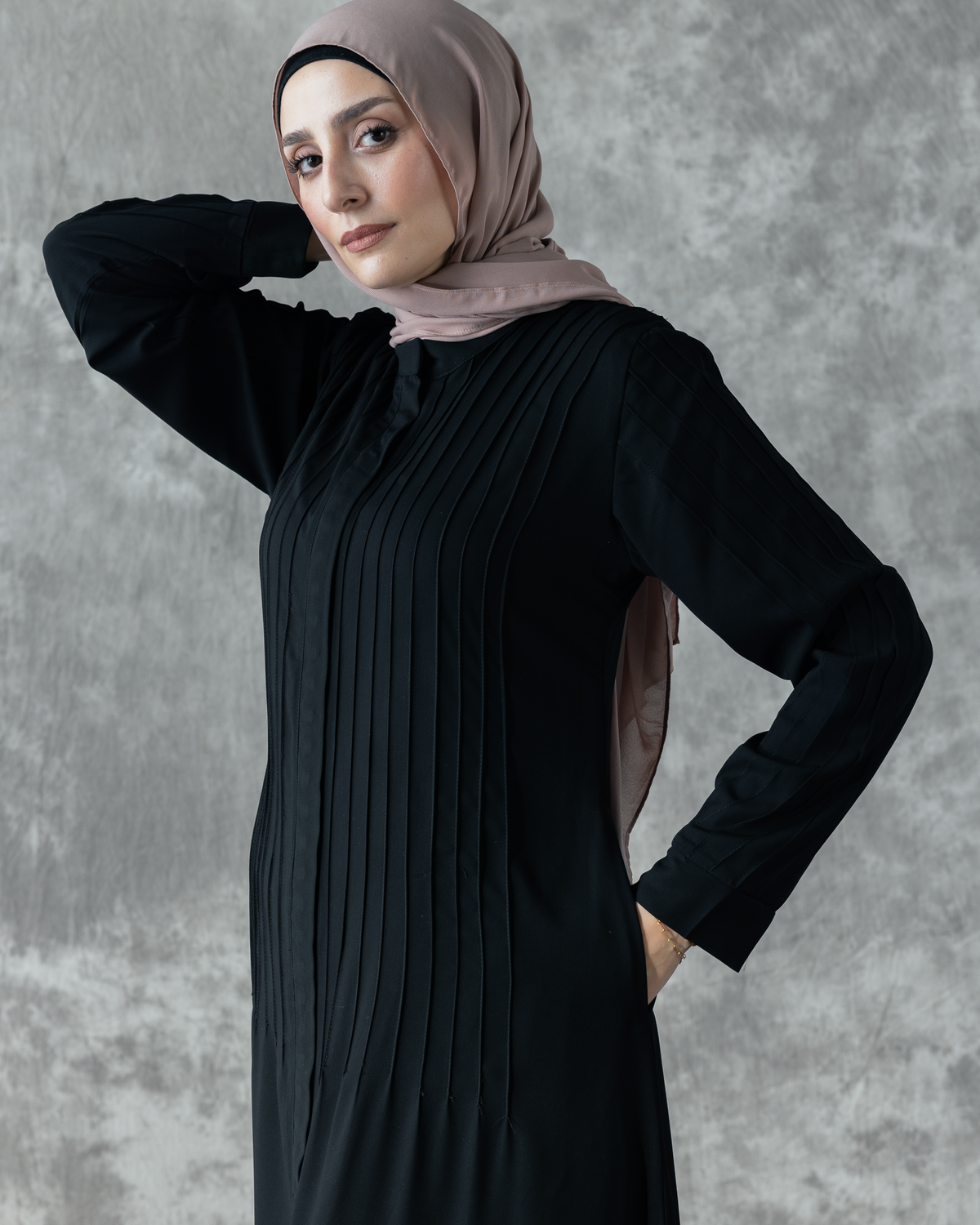 Crepe abaya code 811