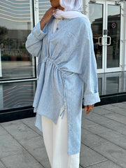 Wrap it chemise in baby blue