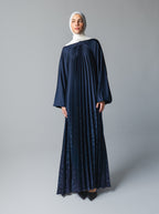 082 - Plissé Jacquard Dress