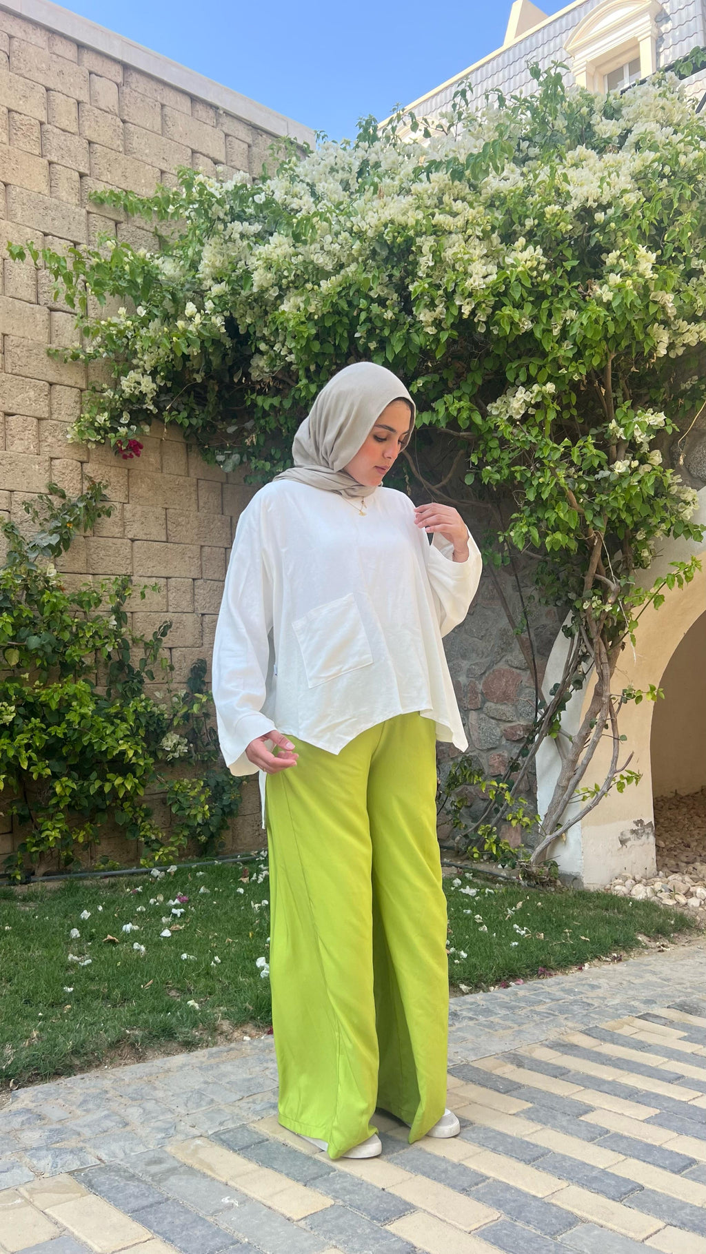 SOUFIYA LINEN BLOUSE