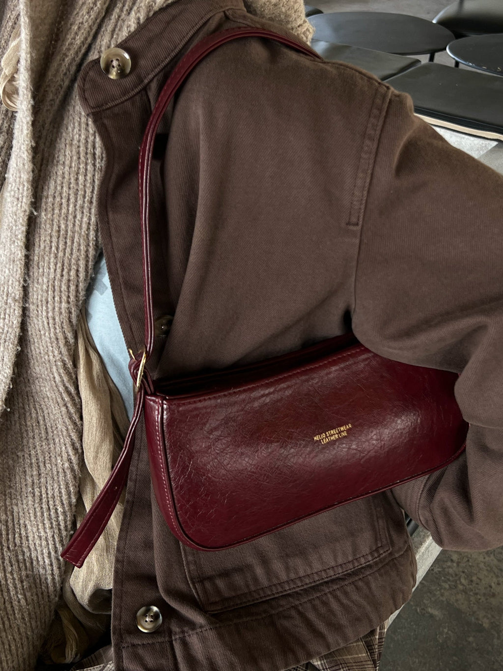 TOKEN BAG BURGUNDY