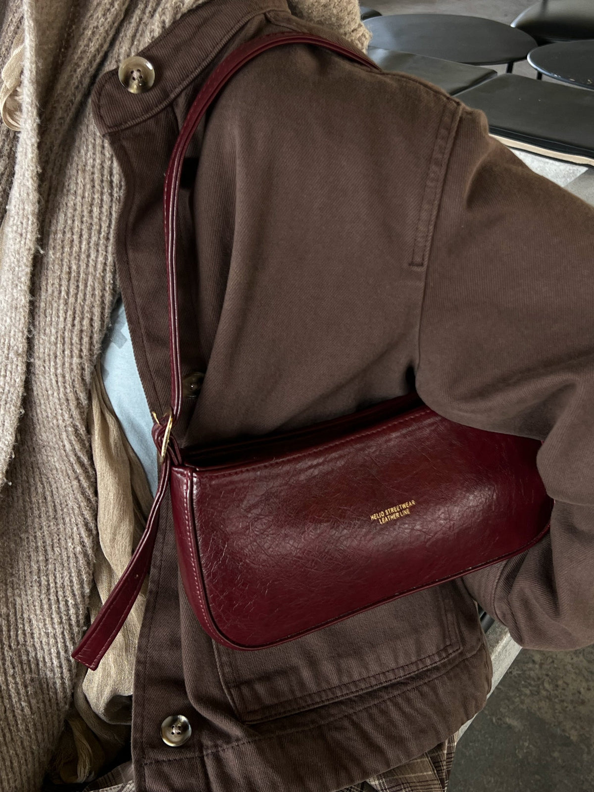 TOKEN BAG BURGUNDY