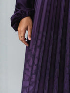 082 - Plissé Jacquard Dress