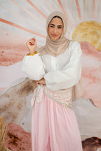 Balloon sleeve Top