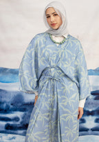 BluePalm wrap Dress