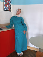 Sunday Linen Dress - Teal