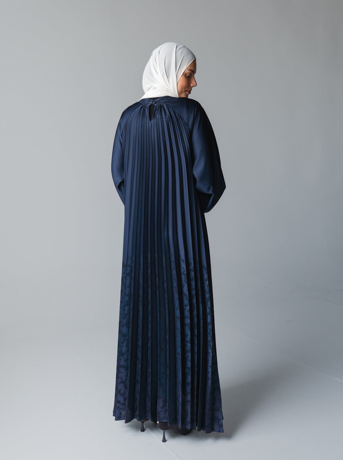 082 - Plissé Jacquard Dress