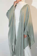 Starry Nights Shawl Kaftan in Mint
