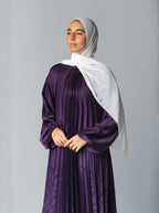 082 - Plissé Jacquard Dress
