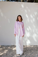 Linen shirt in Lilac