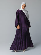 082 - Plissé Jacquard Dress