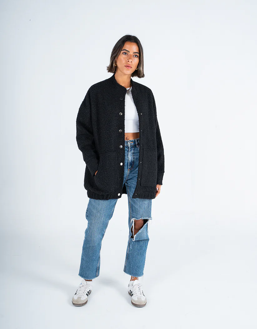 Noir Teddy Jacket