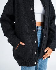 Noir Teddy Jacket