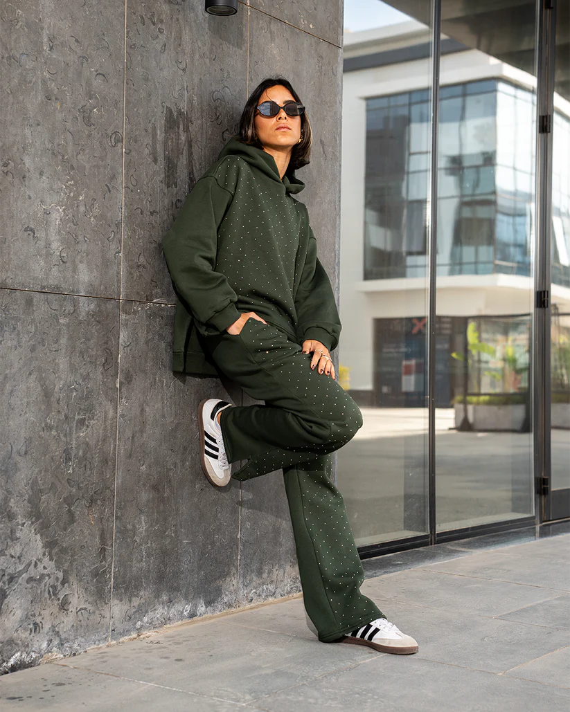 Olive Studs Melton Set