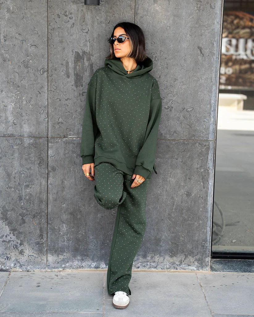 Olive Studs Melton Set