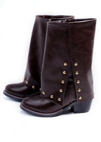 Brown Studded boots