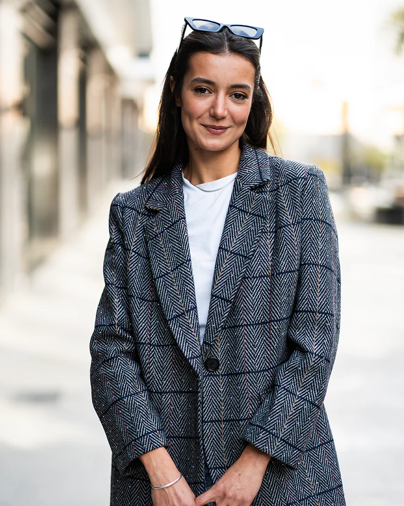 Timeless Studded Grey Blazer