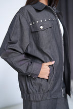 Summer Studs Denim Jacket