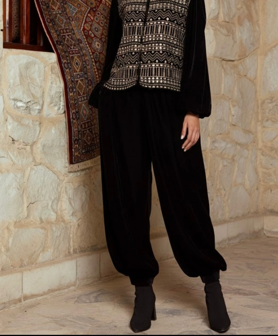 Baloon Velvet pants