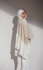 Twinkley rhinestone linen X pleats kimono