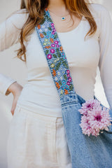 In bloom denim bag -Light wash