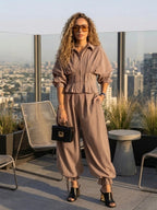 Dark Beige Flow Set