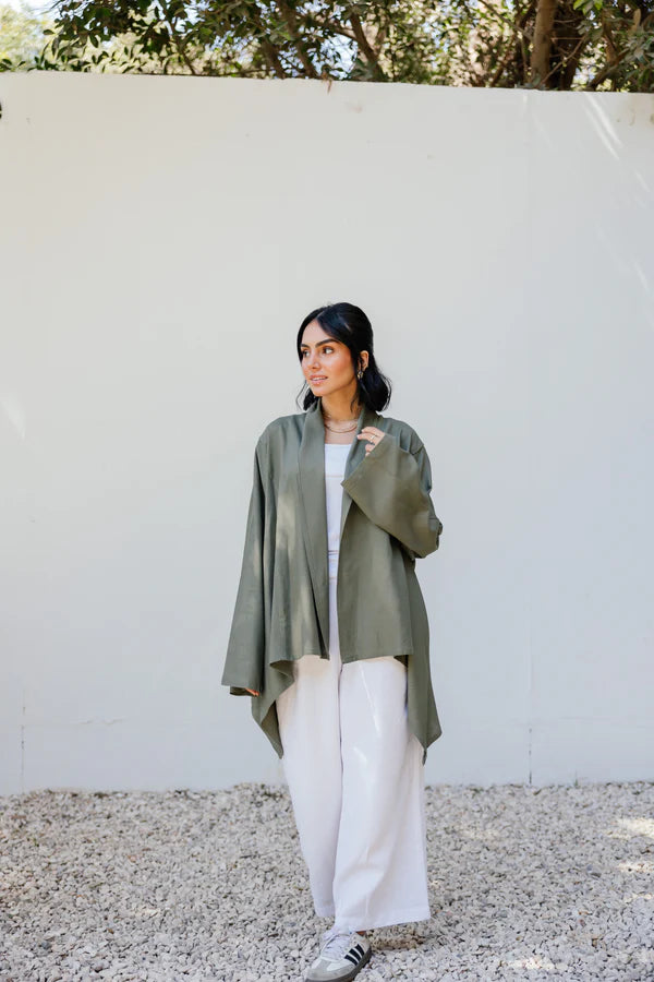 Good feels kimono in olive