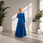 Silk Asymmetric Set C603 Blue