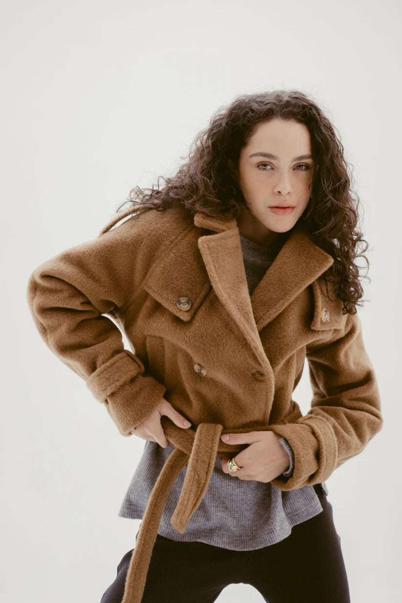 Cozy Belted Jacket