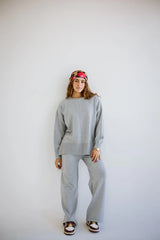 Knit set in grey