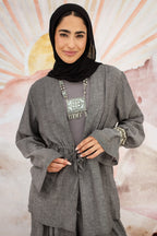 Luna top 02 in Grey