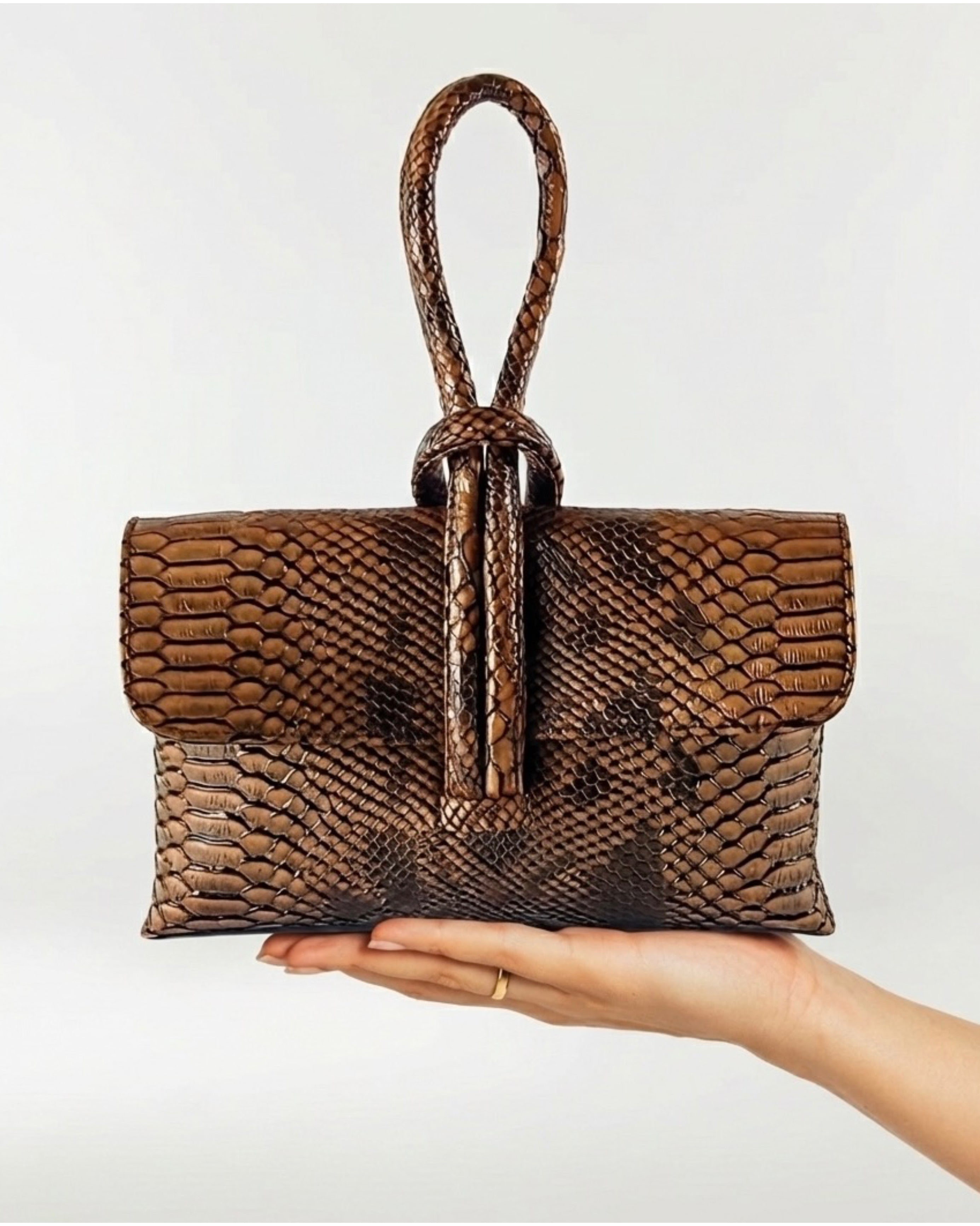 Joie Python-effect Clutch