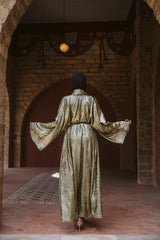 Shimmer kaftan in Olive