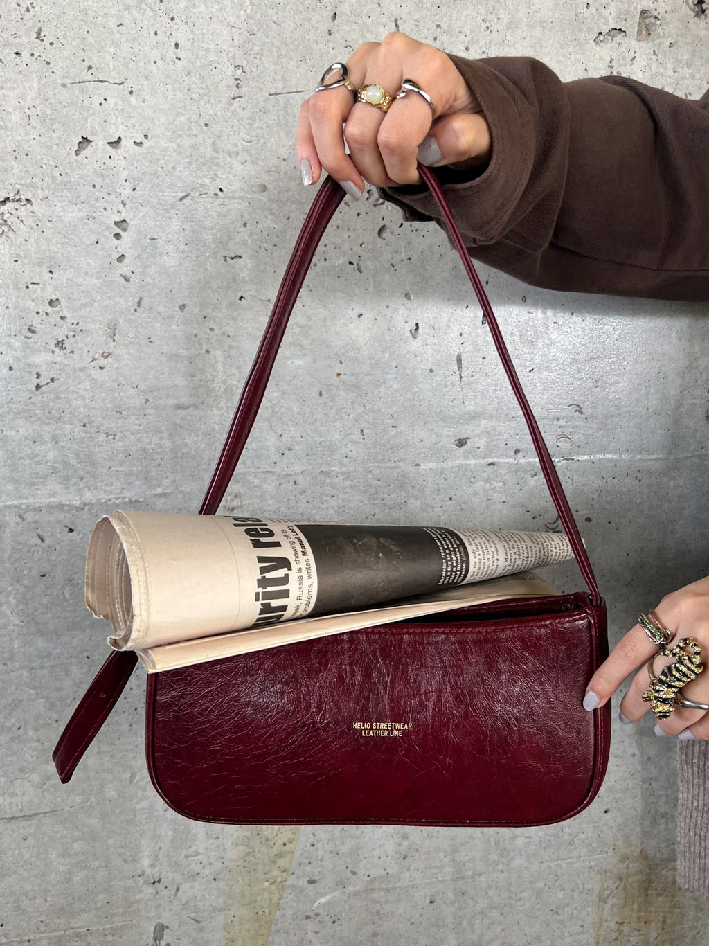 TOKEN BAG BURGUNDY