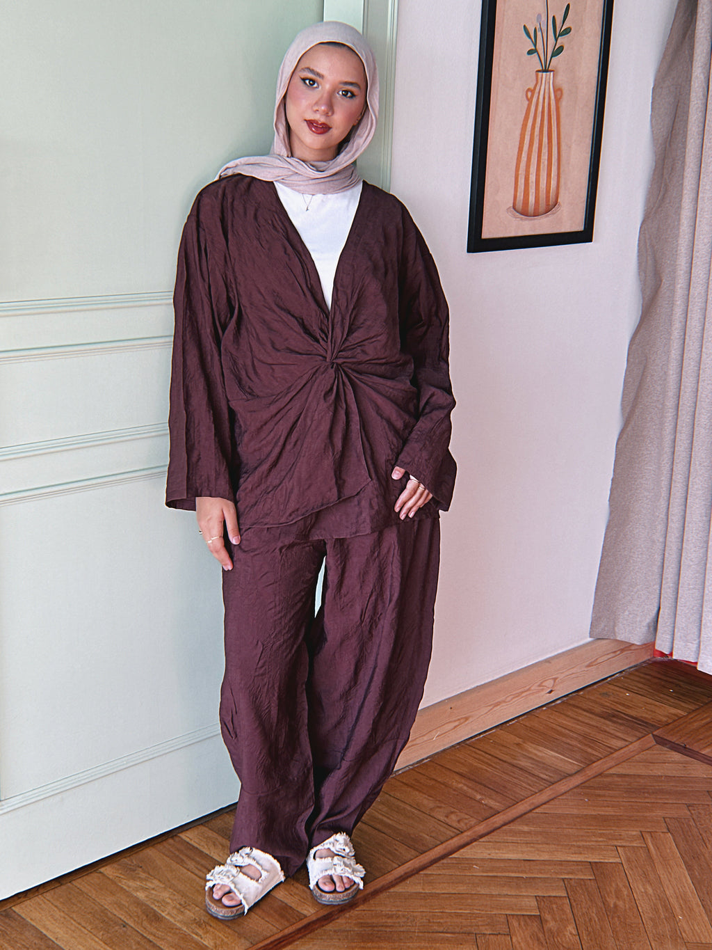 Wrapped Muse Set - Burgundy