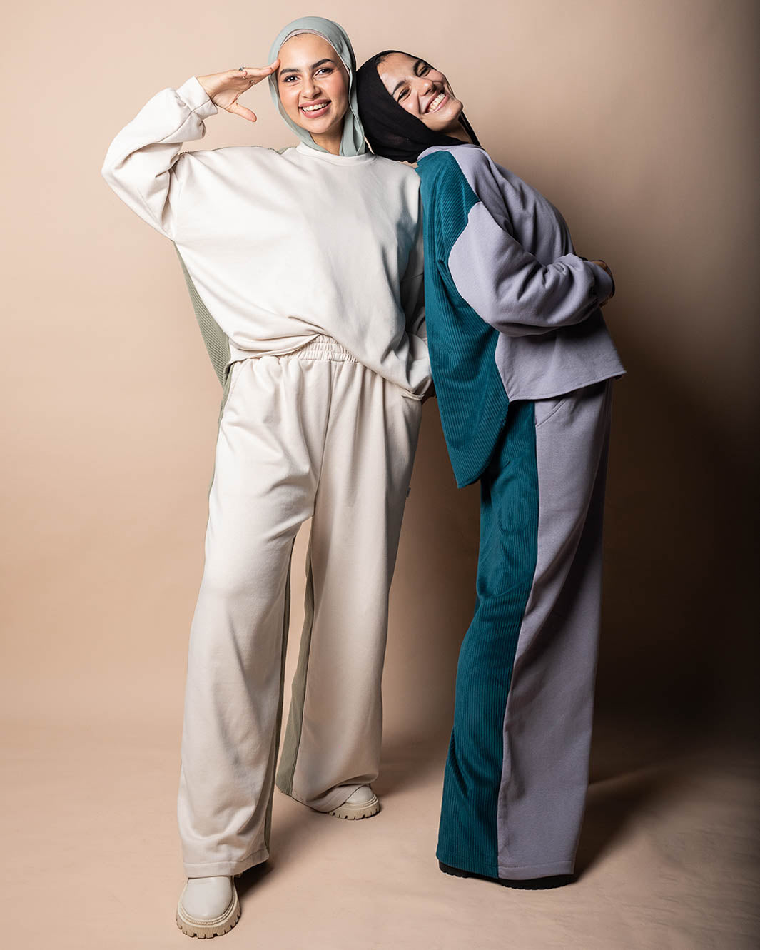 Gold Cotton Velvet Lounge Pants