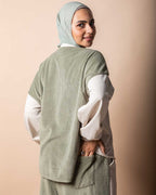 Gold Cotton Velvet Lounge Set