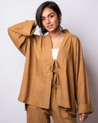 Esraa Pure Linen Top