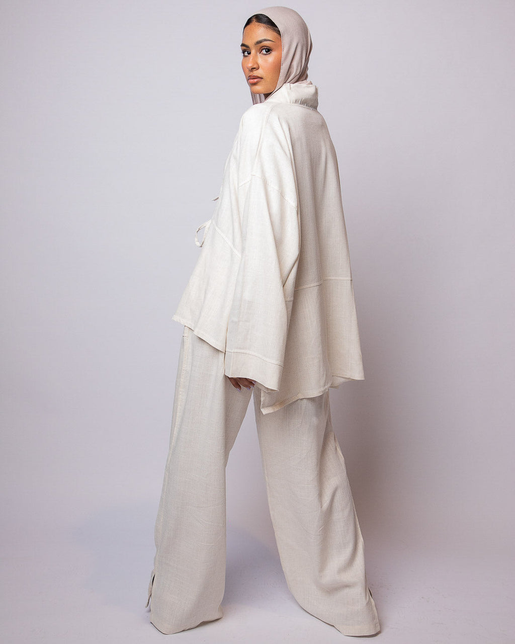 Esraa Pure Linen Pants