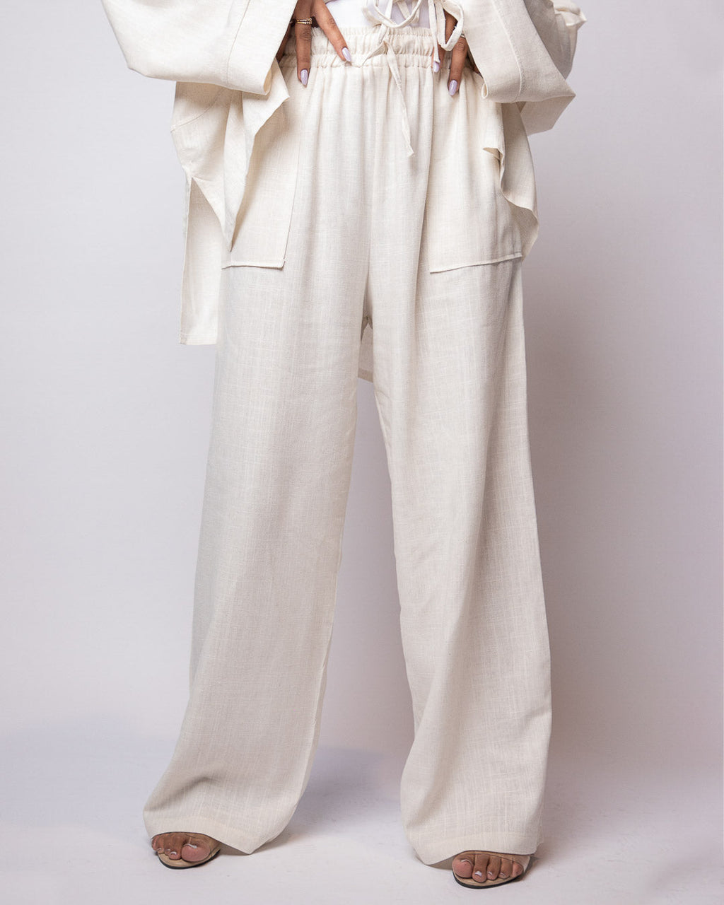 Esraa Pure Linen Pants