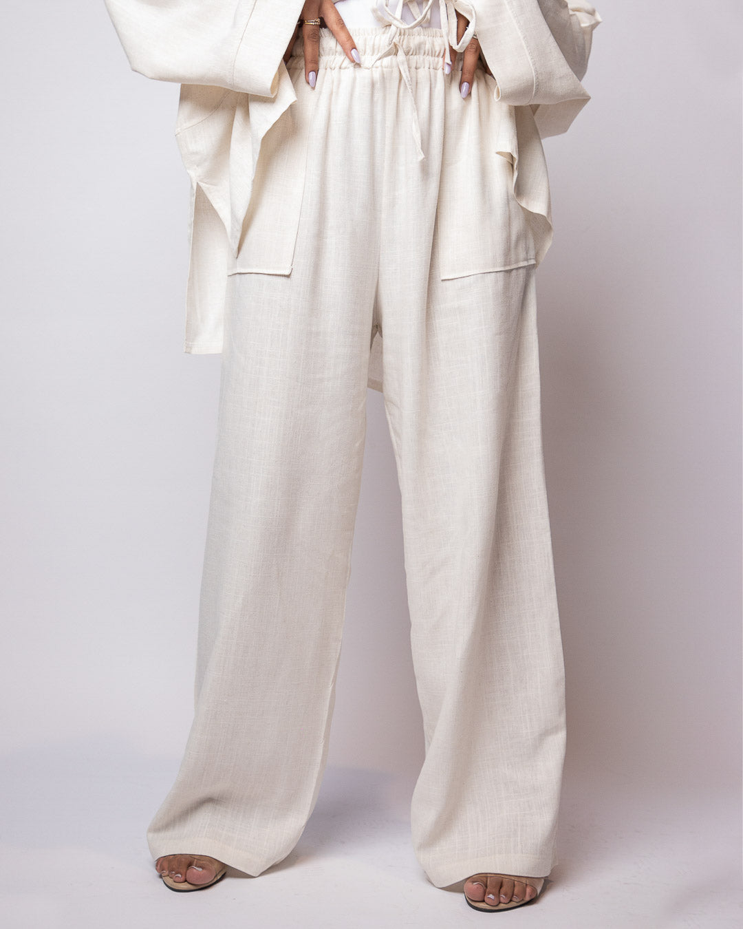 Esraa Pure Linen Pants