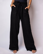 Esraa Pure Linen Pants